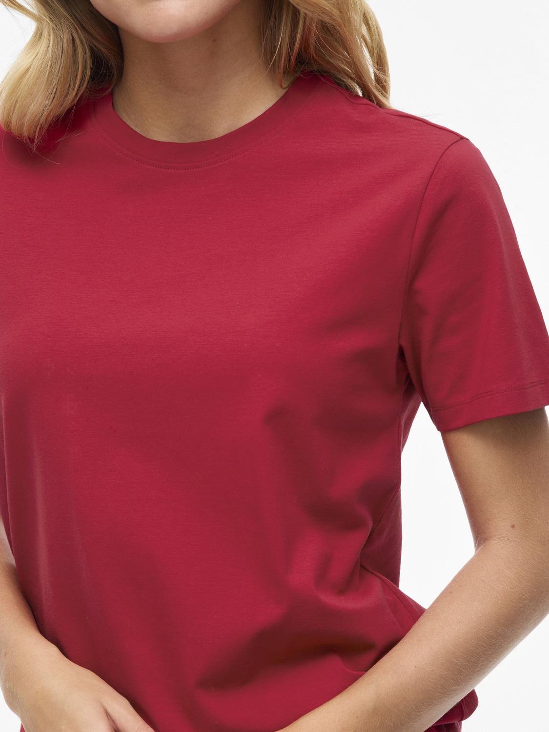 VINORA T-Shirt - Jester Red - VERO MODA & VILA Bergvik